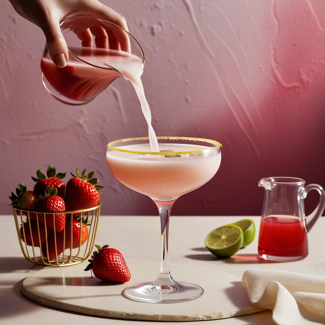 Strawberry Cream Daiquiri