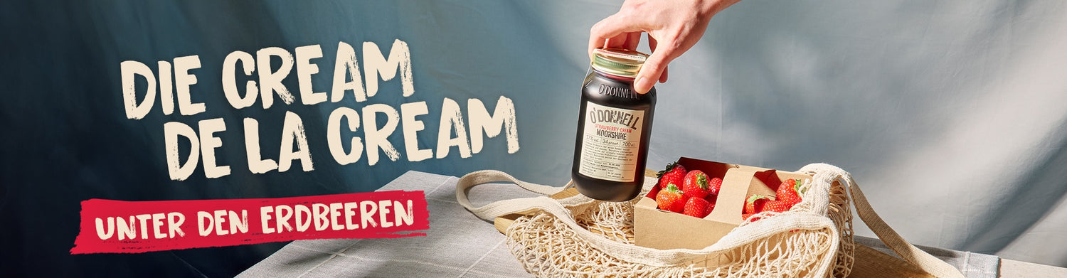 Die Cream De La Cream Unter Den Erdbeeren