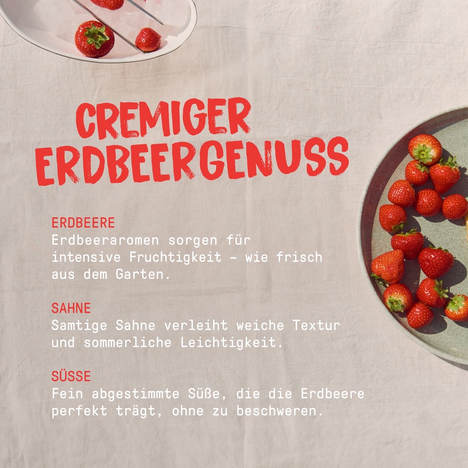 Strawberry-Cream Likör USPs