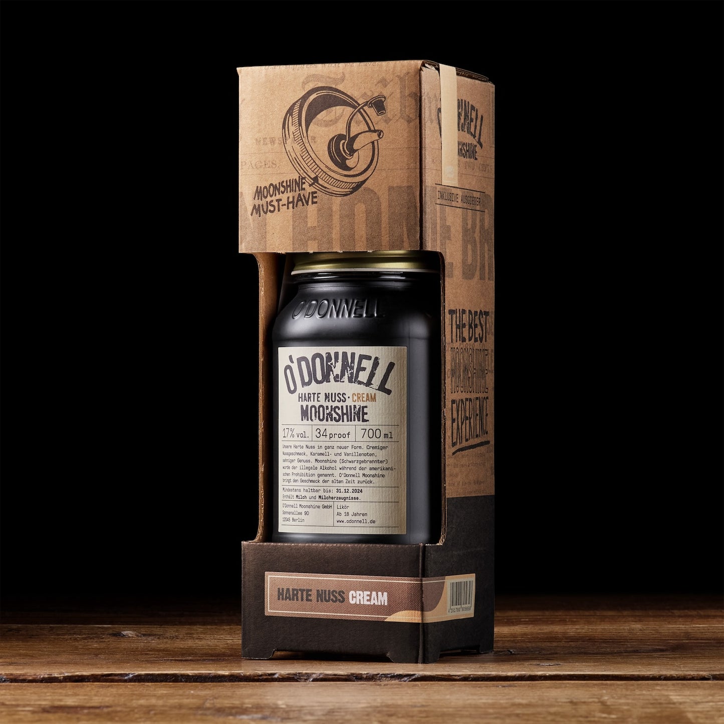 Harte Nuss Cream - 17% vol.