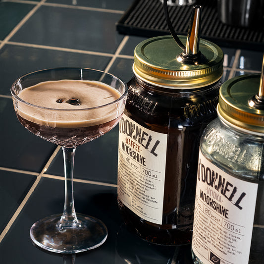 O’Donnell Moonshine Kaffee & Vodka 700ml Likör - Espresso Martini Bundle