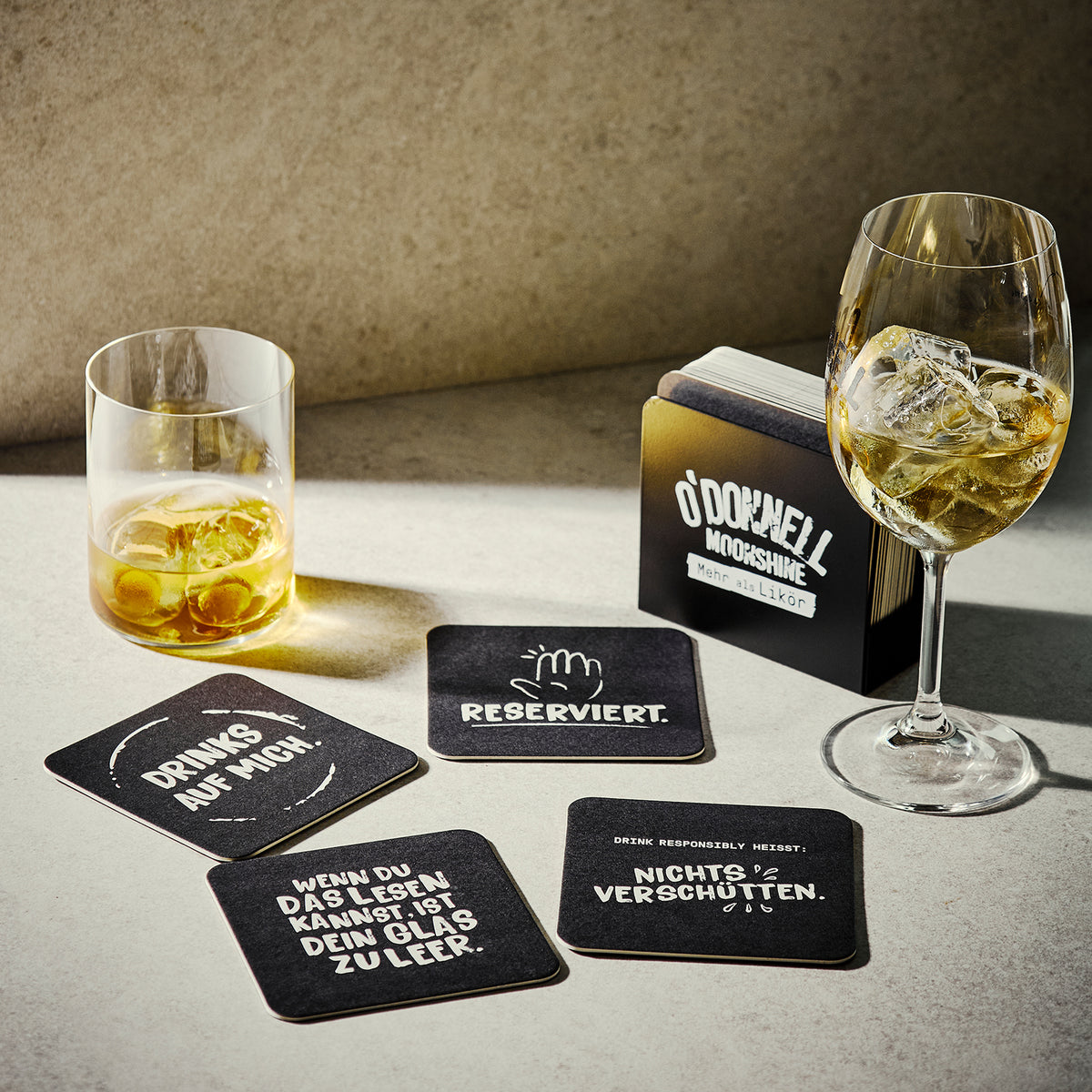 Papier-Untersetzer-Set