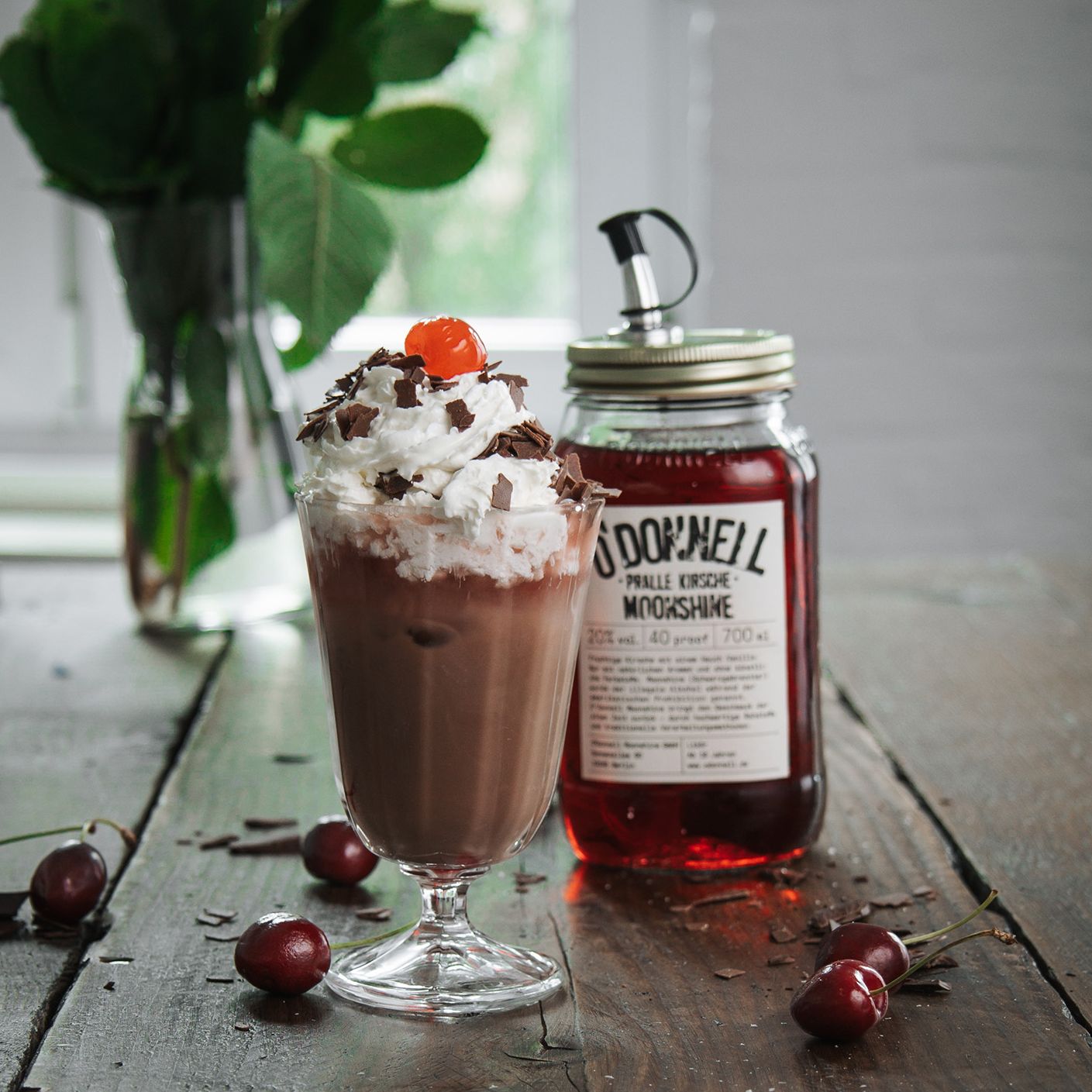 Leckere Cocktails mit Moonshine von O&amp;#39;Donnell – tagged &amp;quot;Pralle Kirsche ...