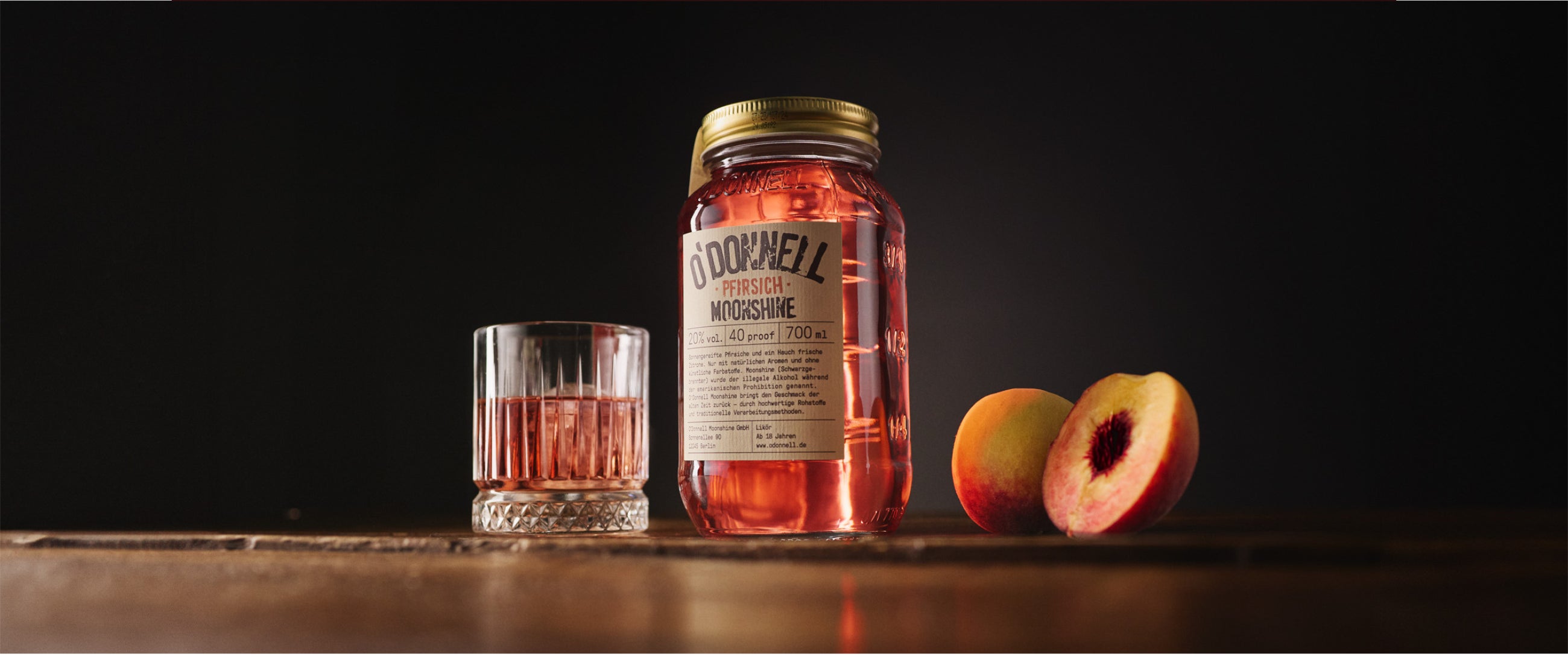 Entdecke den Geschmack des Sommers mit unserem neuen "Pfirsich" Moonshine!