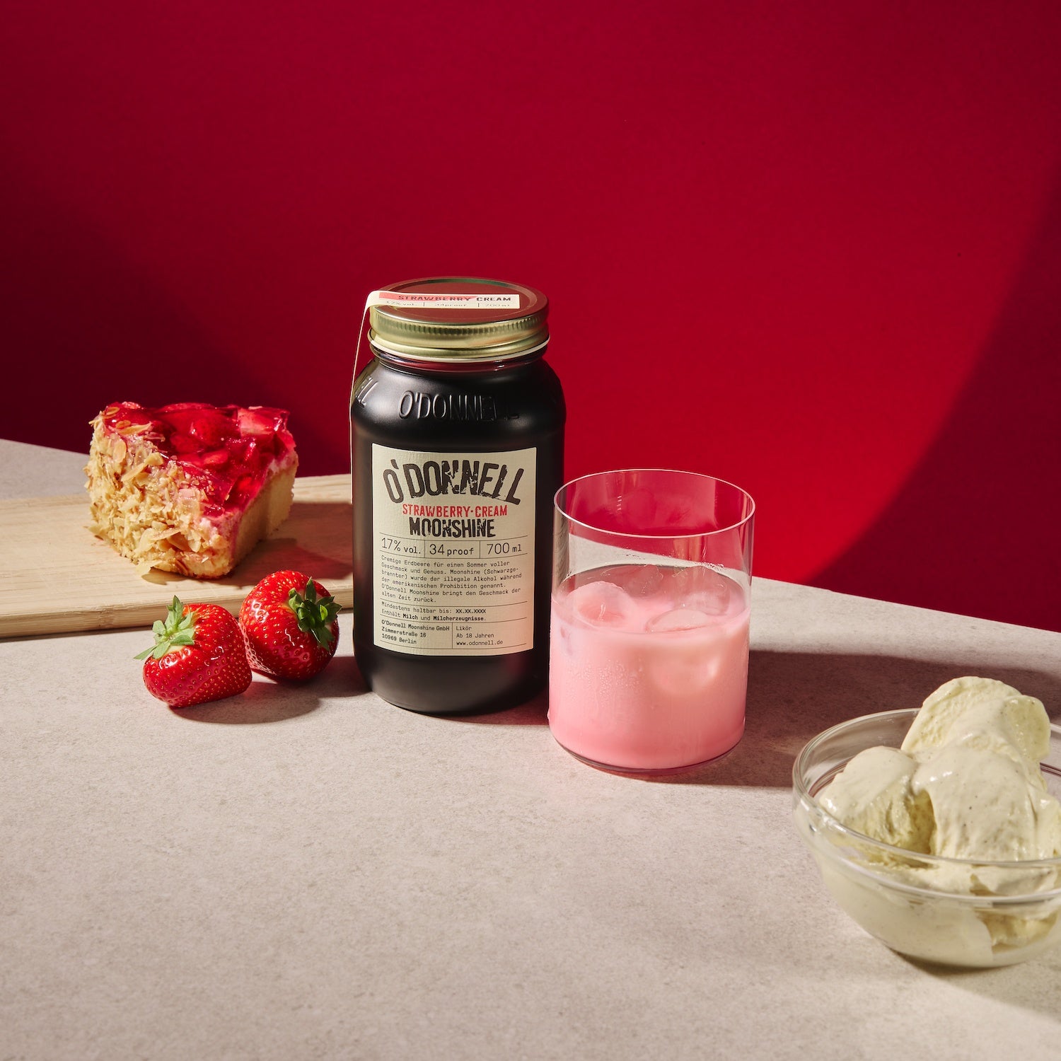 Erdbeeren und Sahne