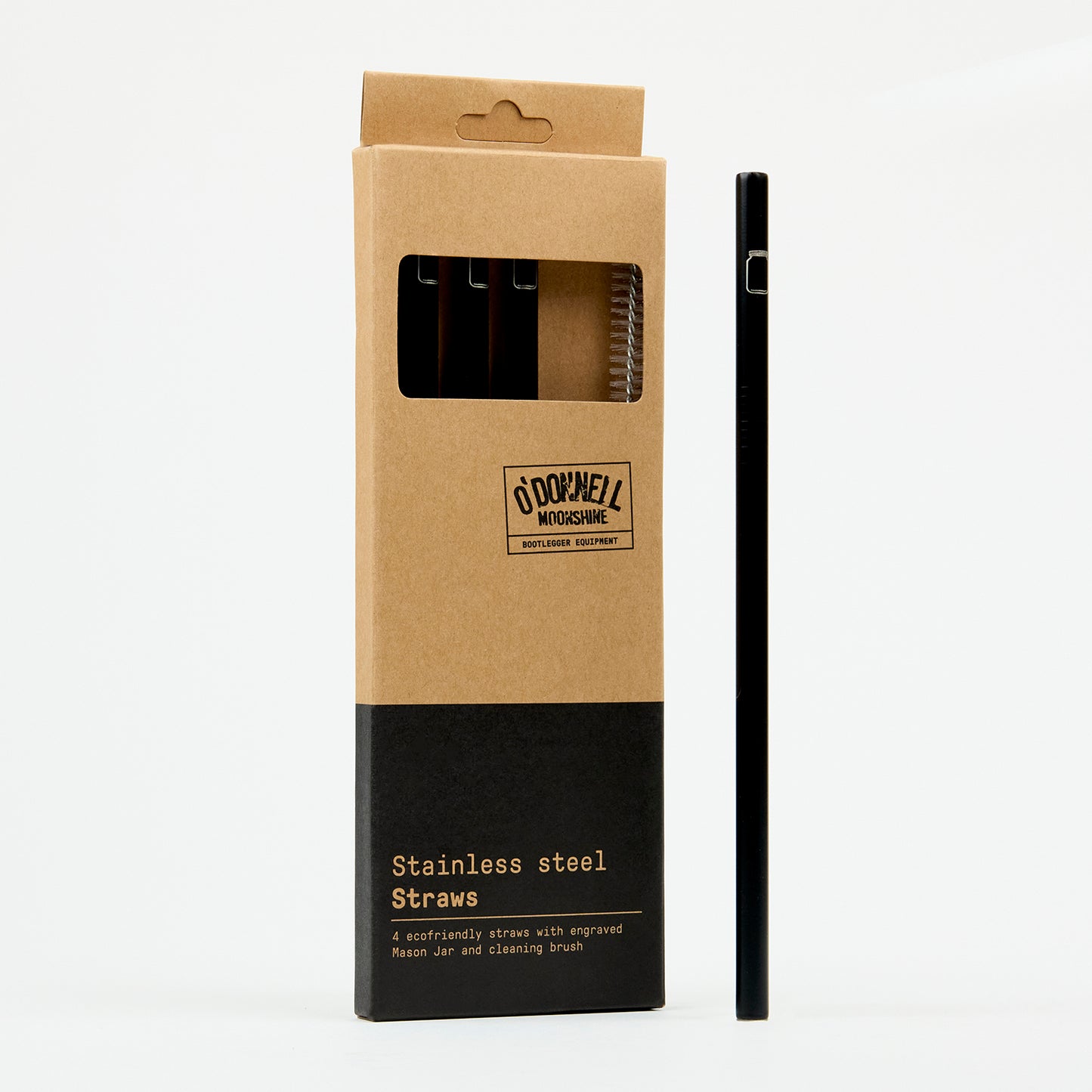 Edelstahl-Strohhalm-Set