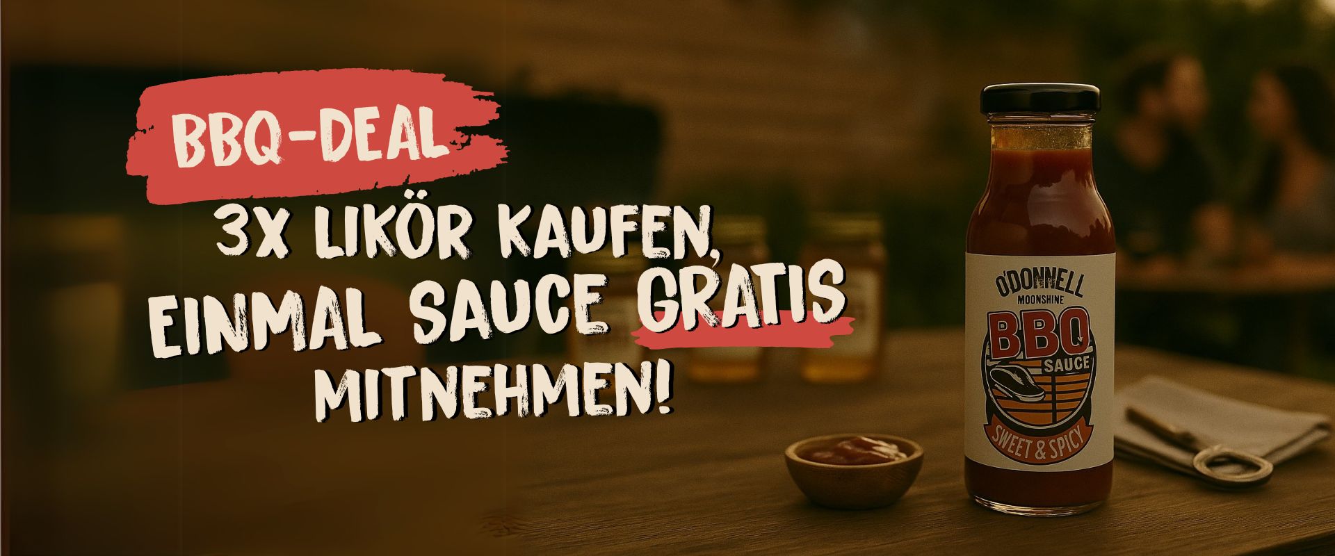 BBQ-DEAL 3X Likor kaufen Einmal Sauce Gratic mitnehmen