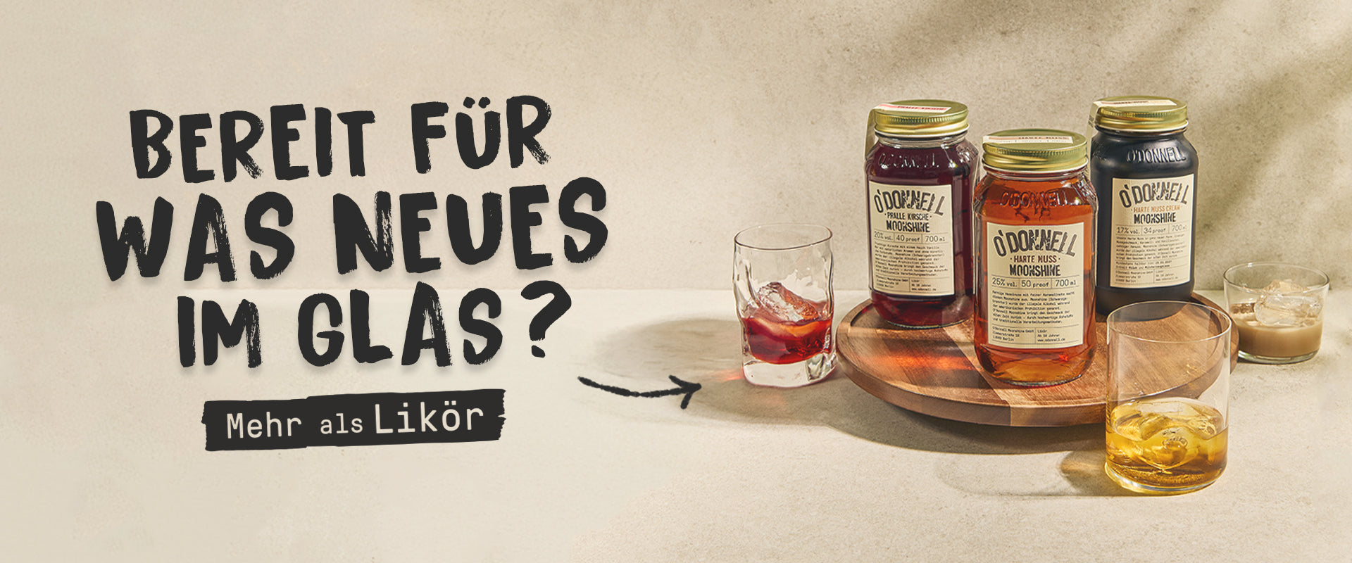 Bereeit fur was neues im glass? mehr als likor