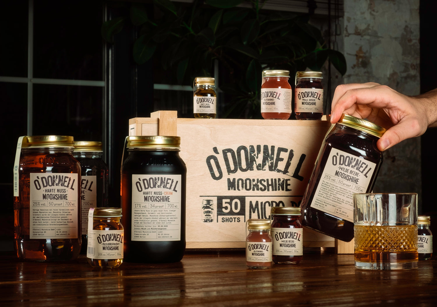 O'donnell Moonshine Jars