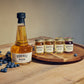 O'Donnell Blueberry Moonshine, O'Donnell und St.Kilian, hergestellt mit Single Malt Whisky und 4 minis