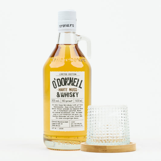 Whisky x Harte Nuss mit 1er Tumbler