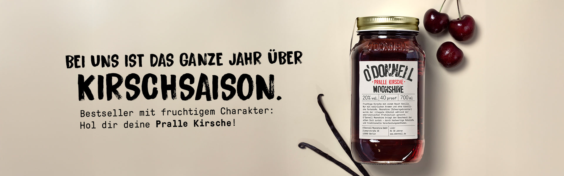 Bei Uns ist das Ganze Jahr Uber Kirschsaison. Bestseller mit fruchtigem Charakter: Hol dir deine Pralle Kirsche!
