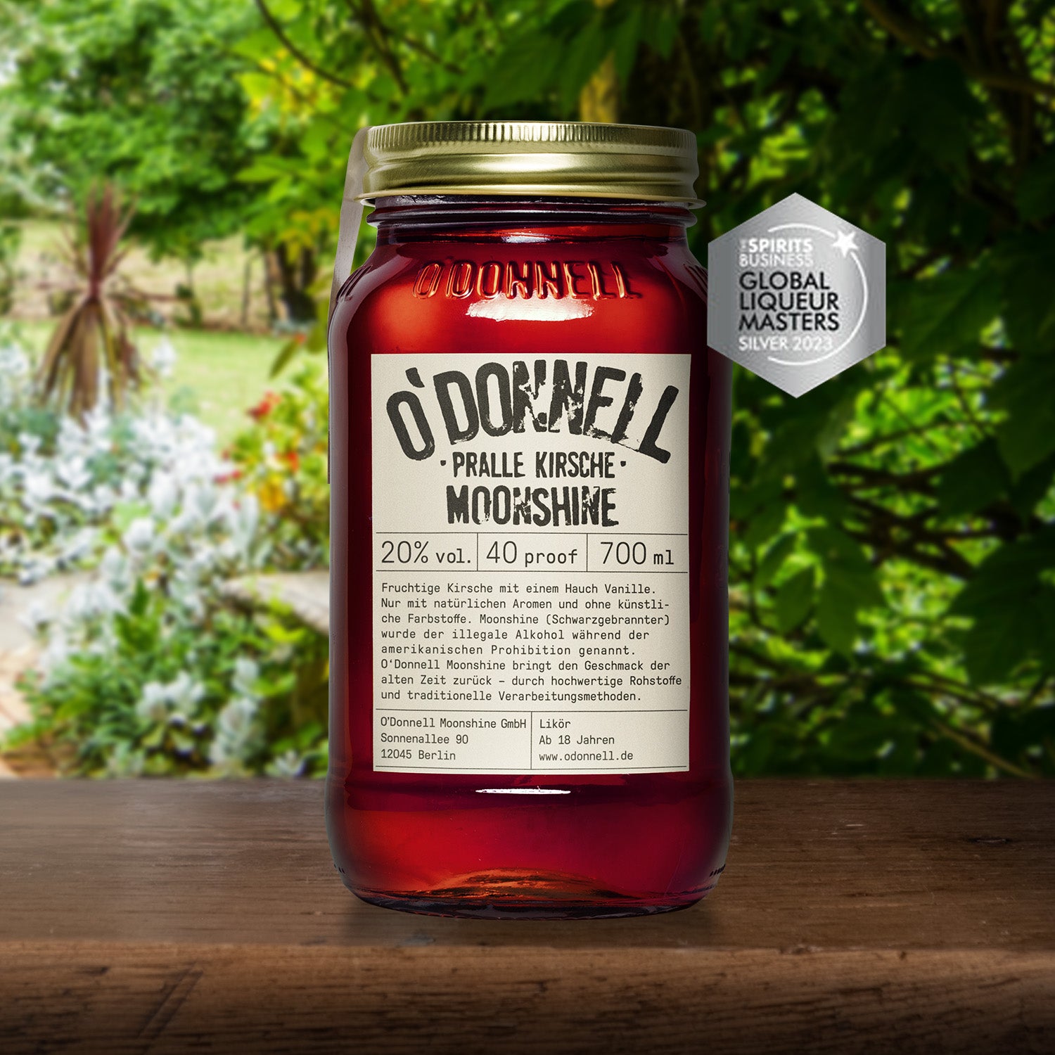 O’Donnell Moonshine Pralle Kirsche Likör 700ml