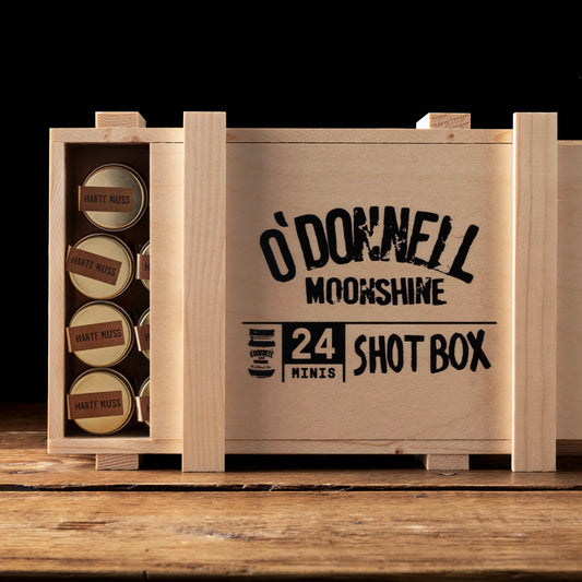 O'Donnell Moonshine geöffnete 24er Mini Jar Box.