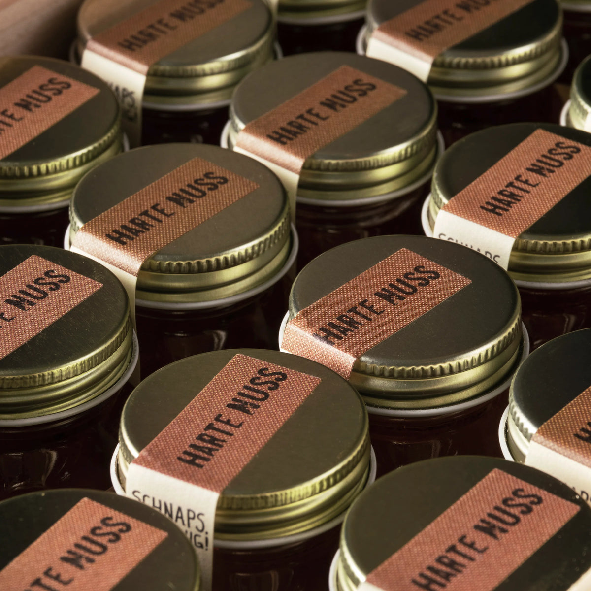 O'Donnell Moonshine 24er Mini Jar Box Inhalt, Sorte Harte Nuss 50ml.