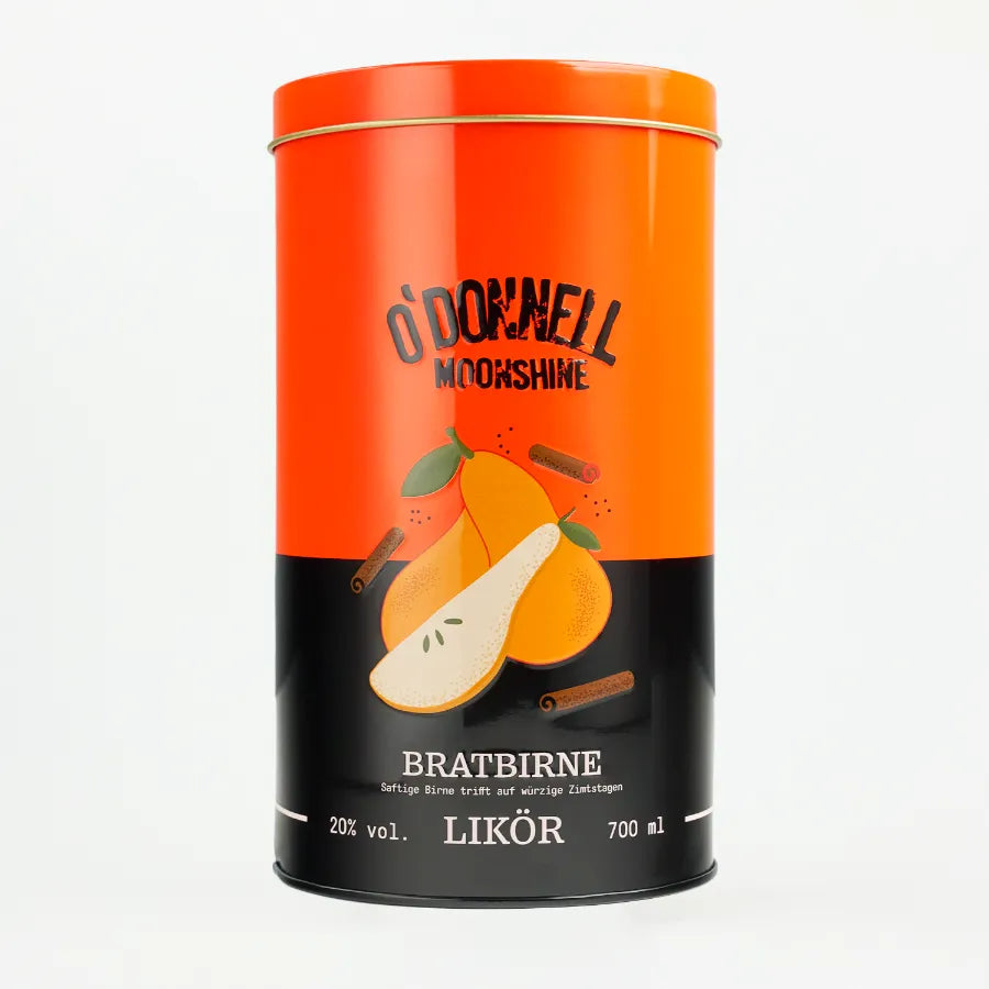 O'Donnell Moonshine Bratbirne Collectable Can