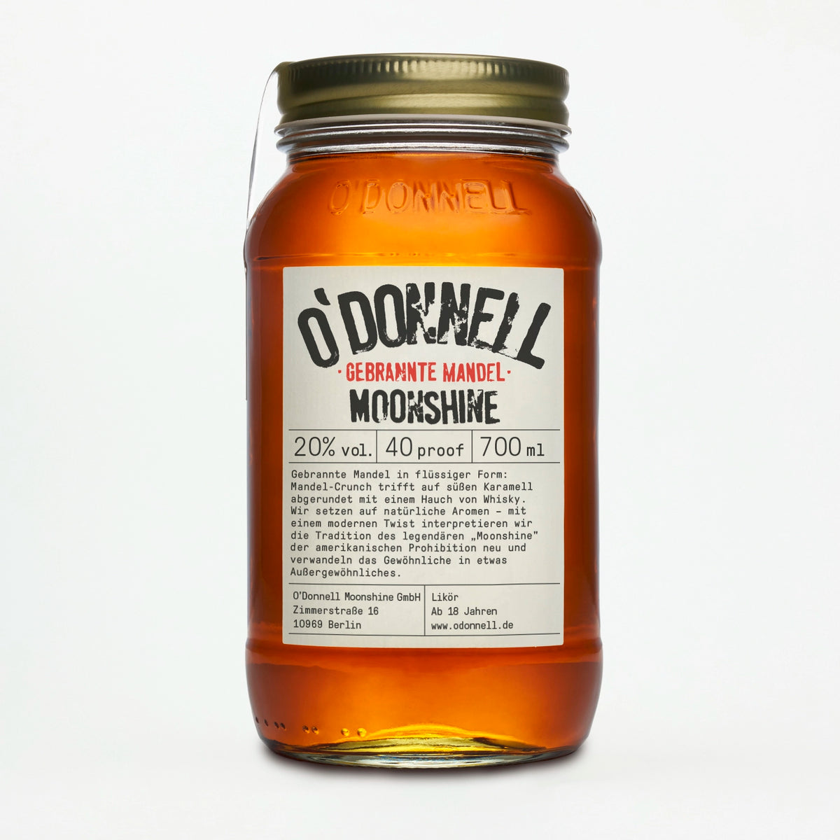 O'Donnell Moonshine Gebrannte Mandel 700ml