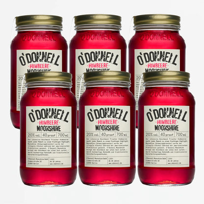 O'Donnell Moonshine Himbeere 6er Bundle