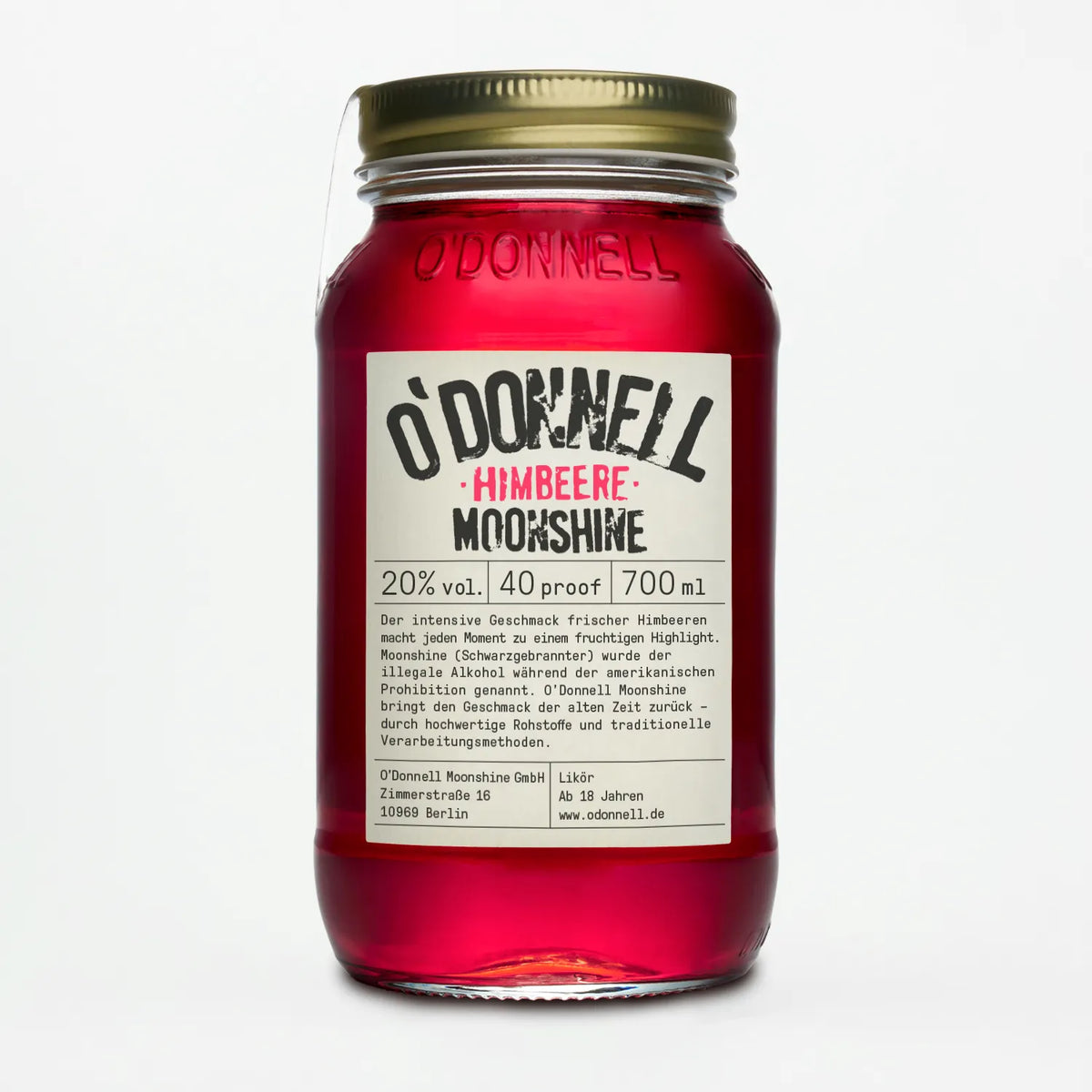 O'Donnell Moonshine Himbeere 700ml