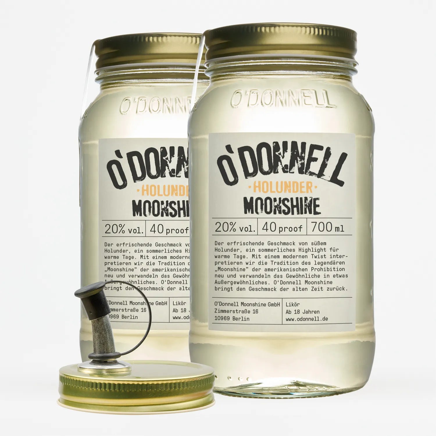 O'Donnell Moonshine Holunder Duo