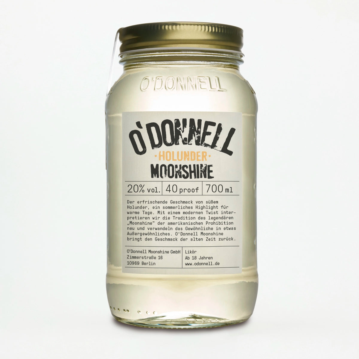 O'Donnell Moonshine Holunder 700ml