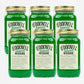 Das Produktbild des O'Donnell Moonshine Waldmeister Likör mit 20% vol.  im 700ml Mason Jar im 6er Bundle.