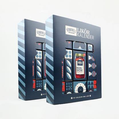 O'Donnell Moonshine Adventskalender Early Bird Aktion mit zwei Adventskalendern.